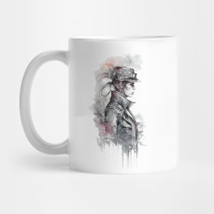 Steampunk Water Colour Woman - V1.05 Mug